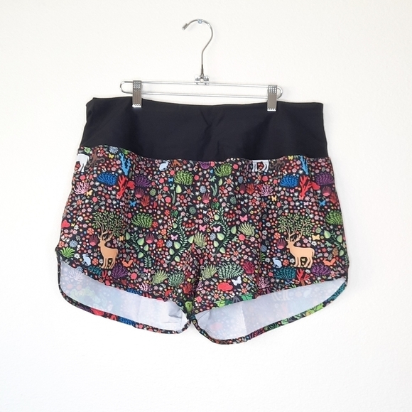 Shredly Tina Print Athletic Short 2XL NWT - Picture 5 of 11